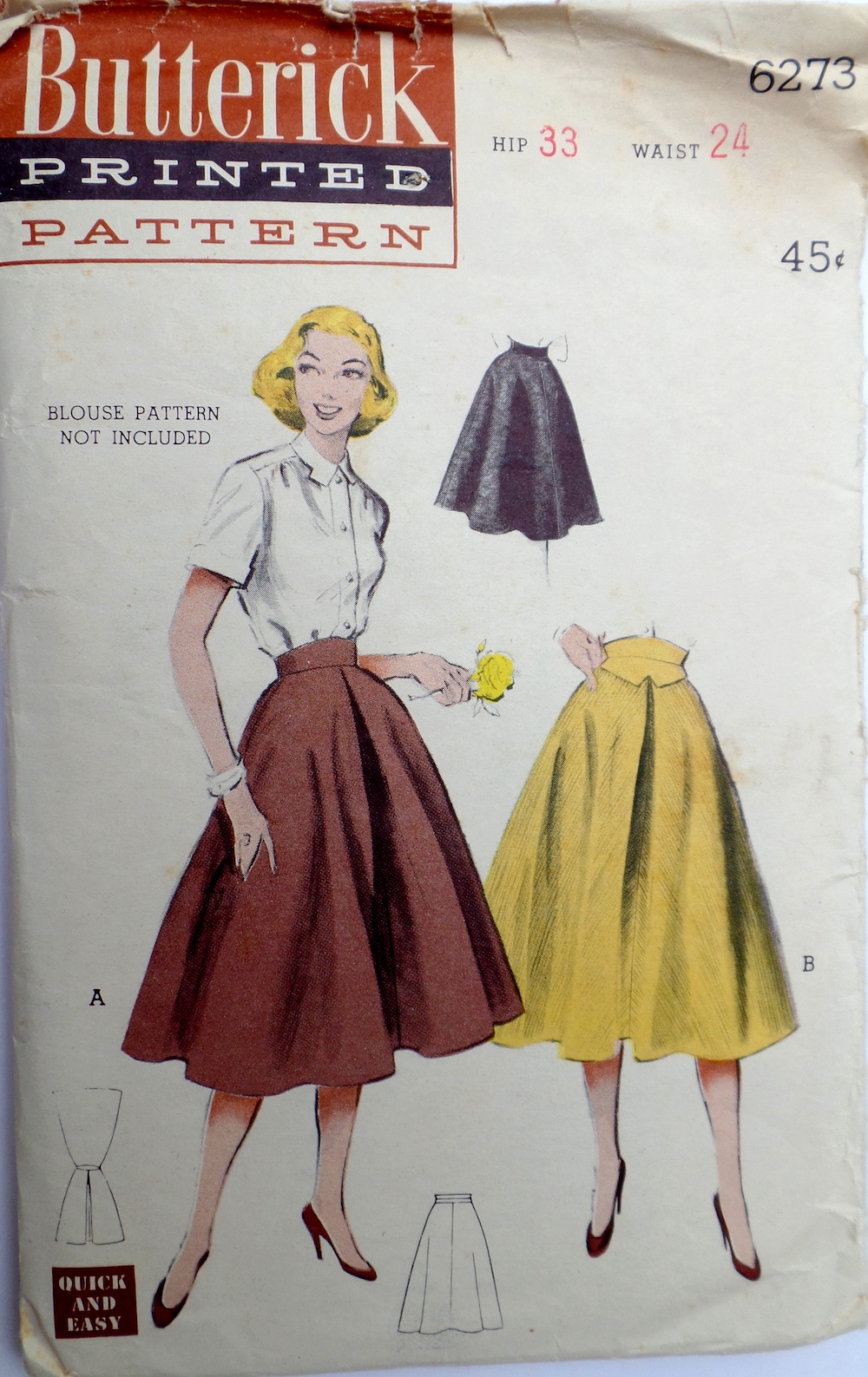Natalie - Gored Skirt (PDF pattern) - Forget-me-not Patterns