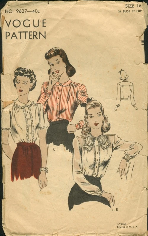 Vogue 9627 | Vintage Sewing Patterns | Fandom