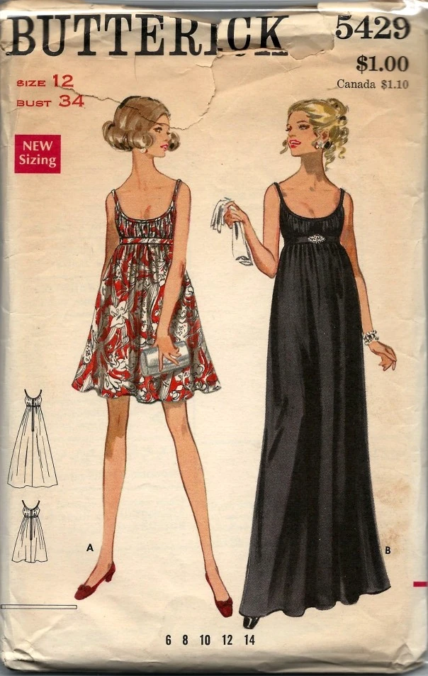 Butterick 5429 A | Vintage Sewing Patterns