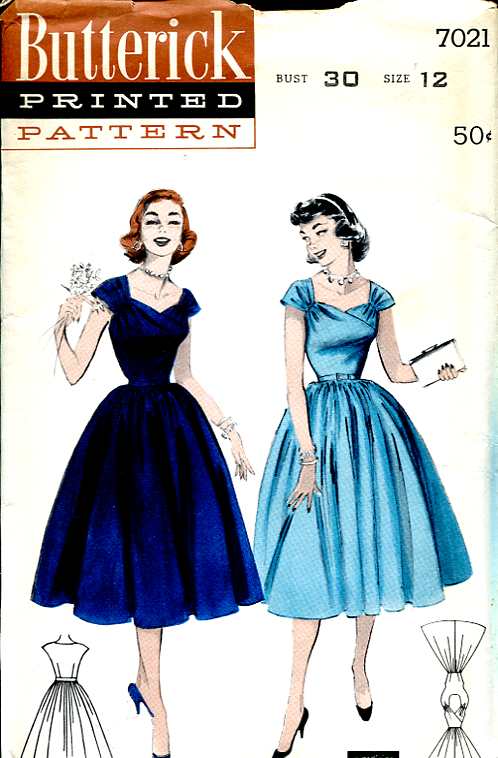 Butterick 7021 | Vintage Sewing Patterns | Fandom
