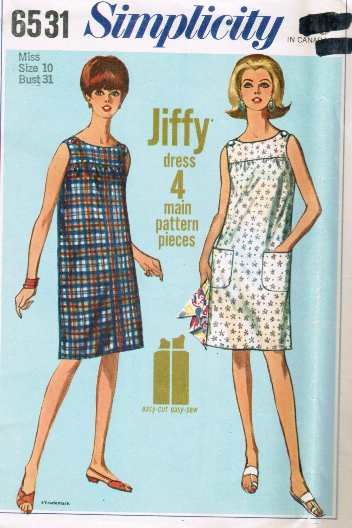 Simplicity 6531, Vintage Sewing Patterns