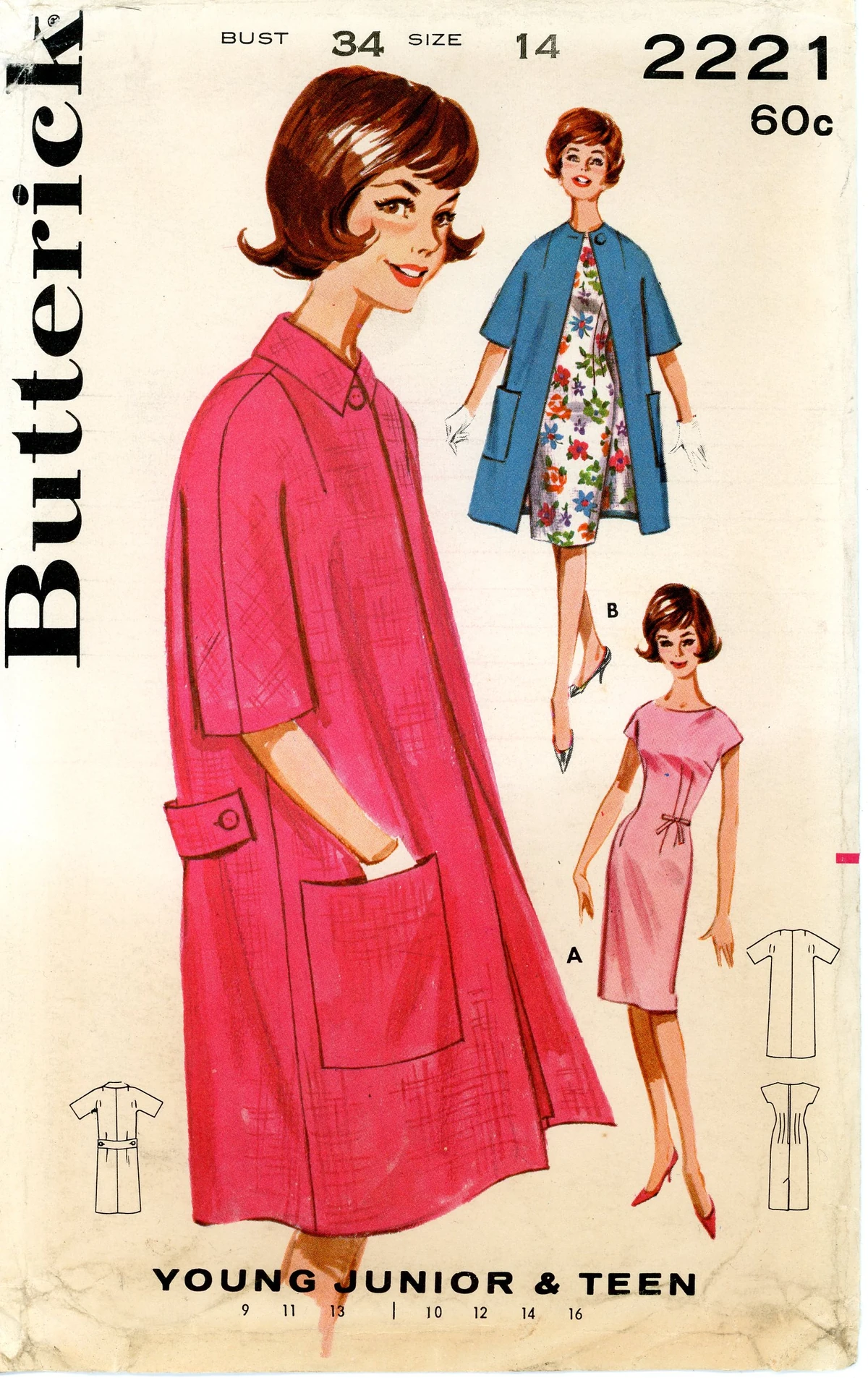 Butterick 2221 | Vintage Sewing Patterns | Fandom