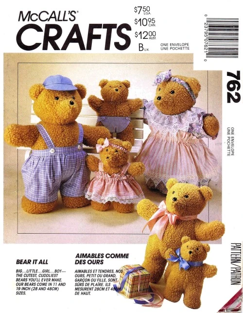 mccalls teddy bear pattern