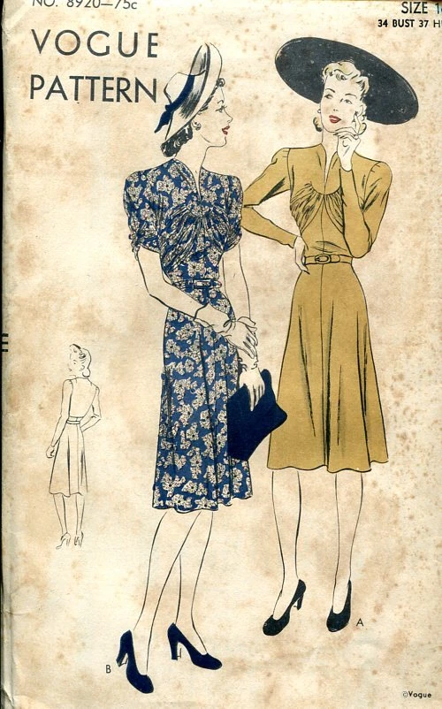 Vogue 8920 A | Vintage Sewing Patterns | Fandom