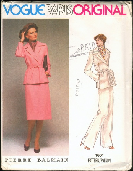 Vogue 1601 A | Vintage Sewing Patterns | Fandom