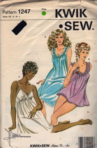 Kwik Sew 230 1970s Misses Nylon Tricot or Lace Bullet Cone Bra Pattern  Womens Vintage Sewing Pattern Size 38 A 38 B 38 C 38 D UNCUT 