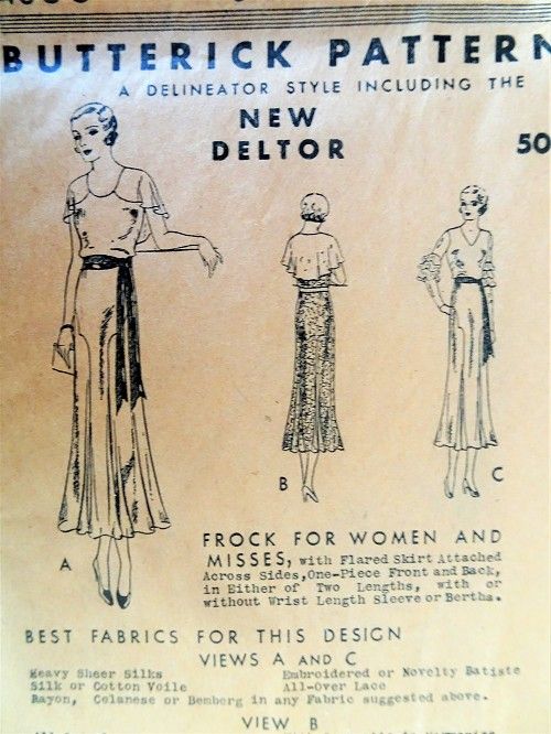 Butterick 4300 C | Vintage Sewing Patterns | Fandom