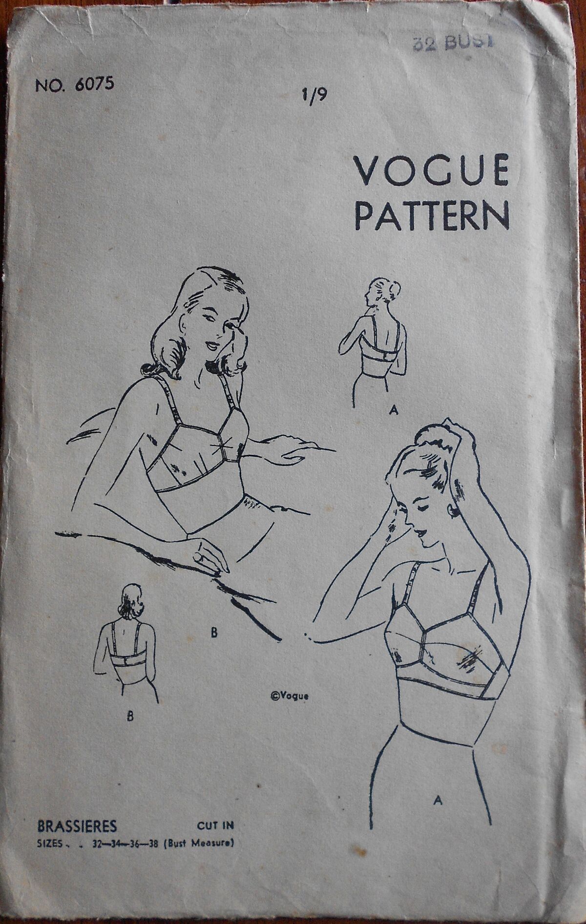 Vogue 6075, Vintage Sewing Patterns