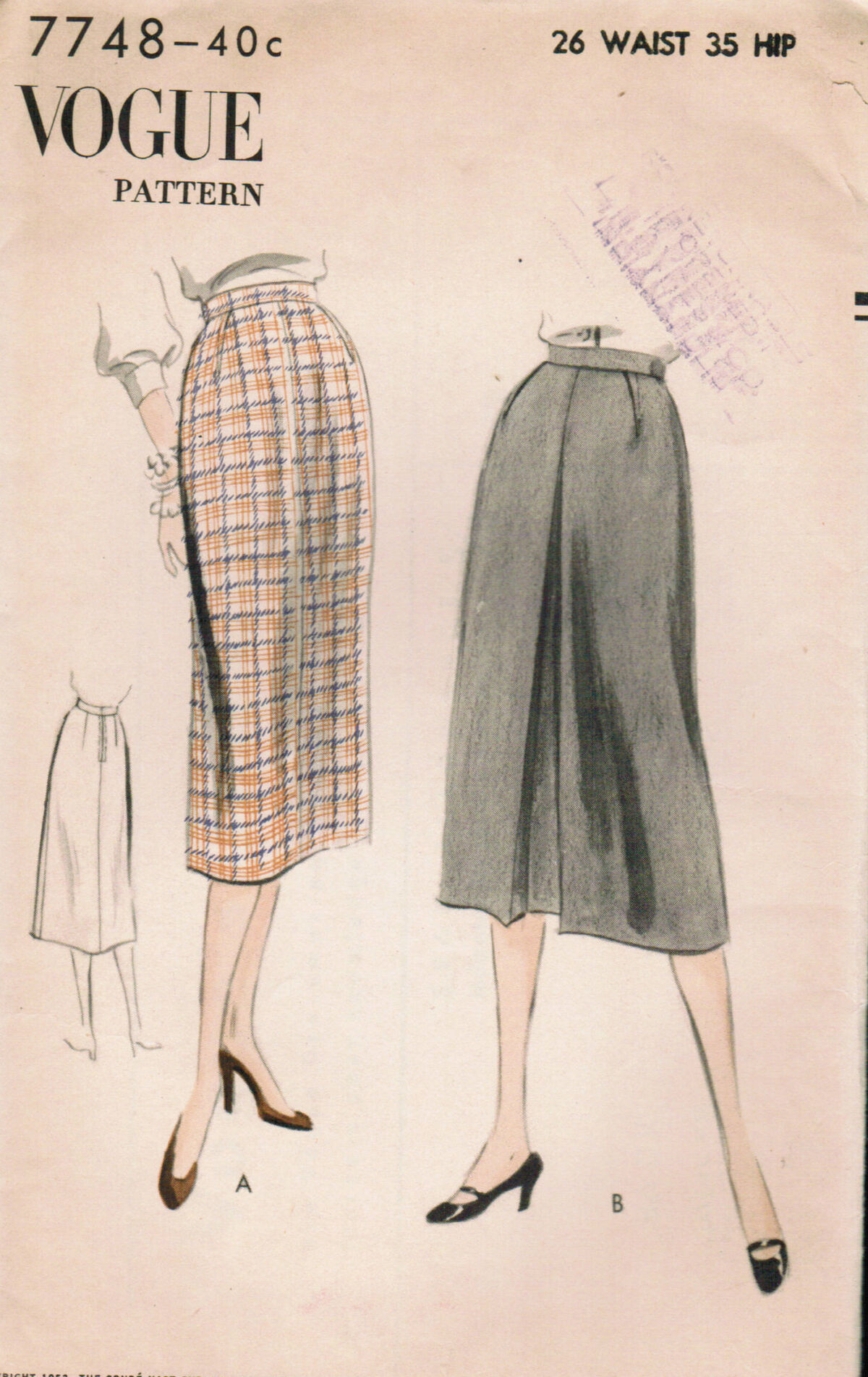 Vogue 7748 | Vintage Sewing Patterns | Fandom