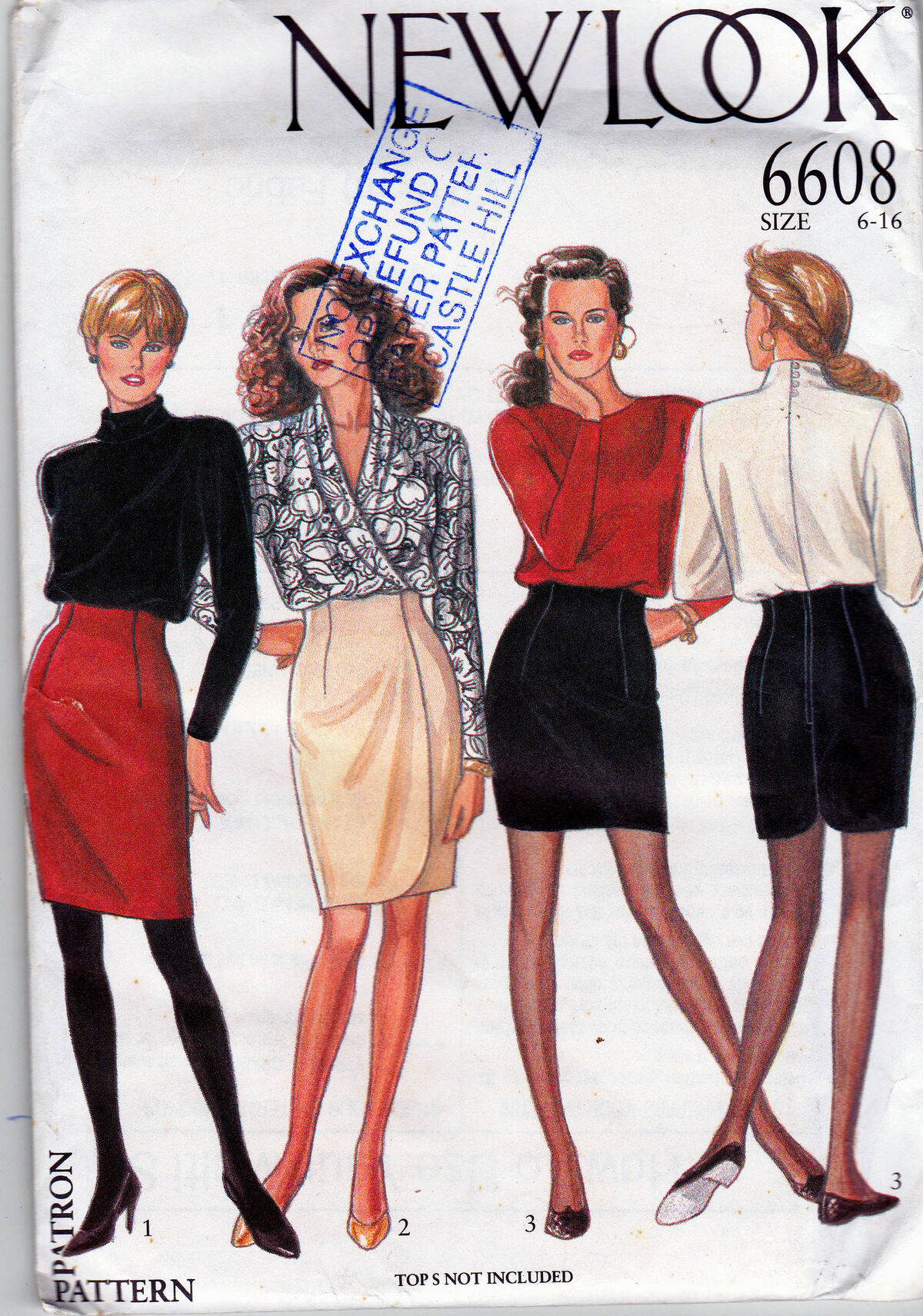 New Look 6608 | Vintage Sewing Patterns | Fandom