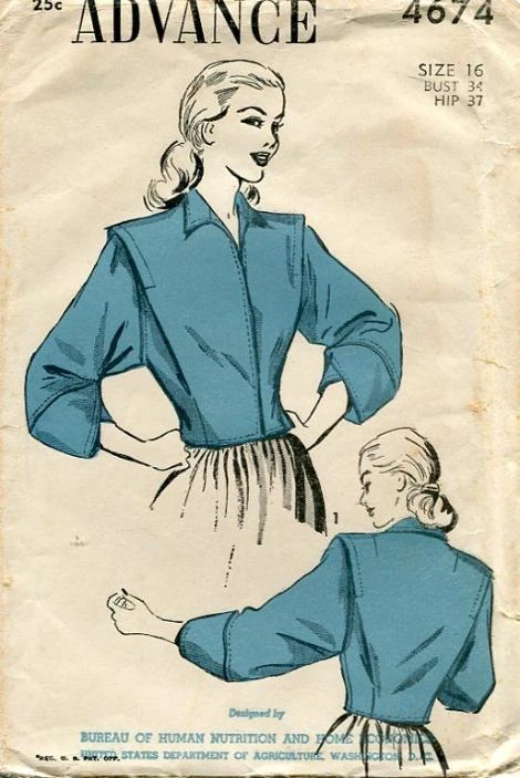 Advance 4674 | Vintage Sewing Patterns | Fandom