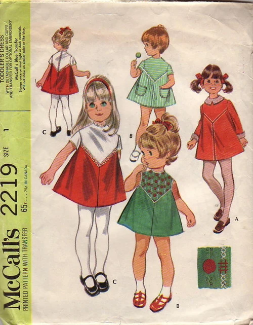 McCall's 2219 | Vintage Sewing Patterns | Fandom