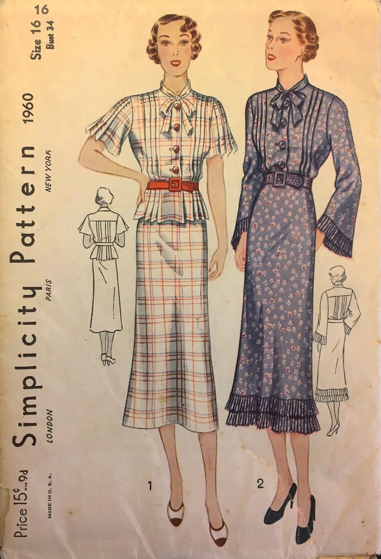 Simplicity 1960 B Vintage Sewing Patterns Fandom