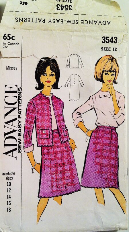 1965 Advance 354, Suit and Blouse
