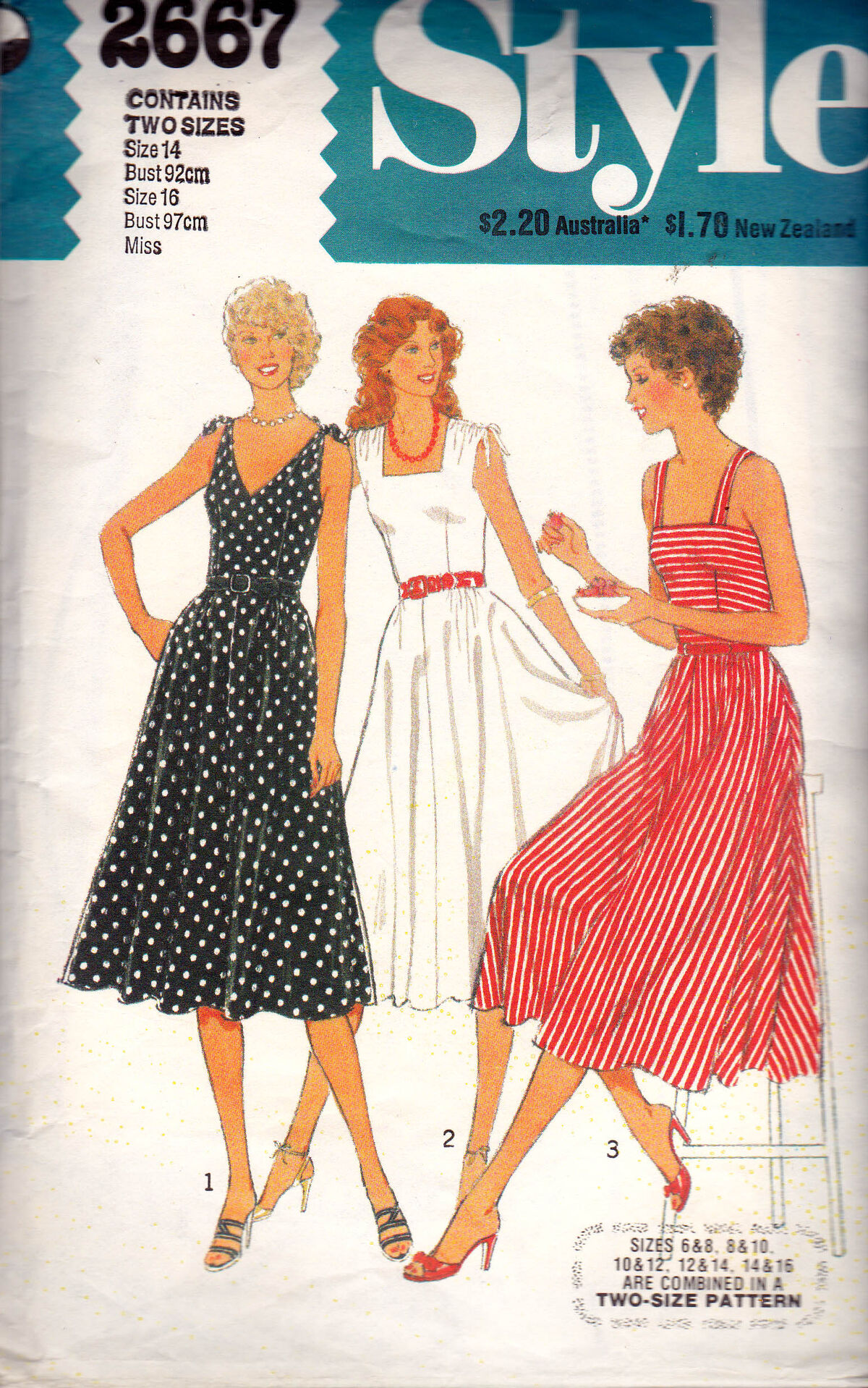 Vintage Pattern Warehouse, vintage sewing patterns, vintage fashion,  crafts, fashion - 1999 Simplicity #8984 Vintage Sewing Pattern, Misses'  Begotten Front Corset Style Halter Dress and Shawl Plus Size 12-18