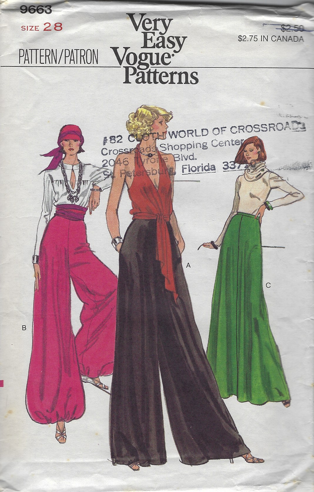 1960s MOD Evening Palazzo Jumpsuit Pant Dress and Stole Pattern VOGUE 7334  Evening or Daytime Romper Dress Bust 31 Easy To Make Vintage Sewing Pattern  UNCUT