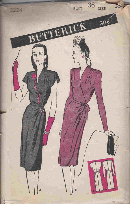 Butterick 3224 A Vintage Sewing Patterns Fandom