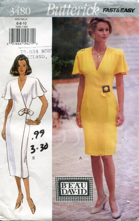 Butterick 3480 Beau David Dress