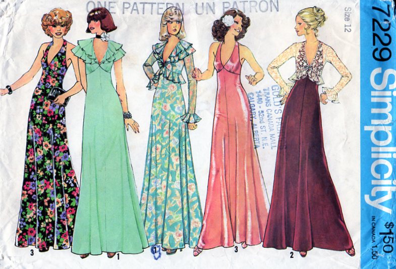Simplicity 7229 | Vintage Sewing Patterns | Fandom