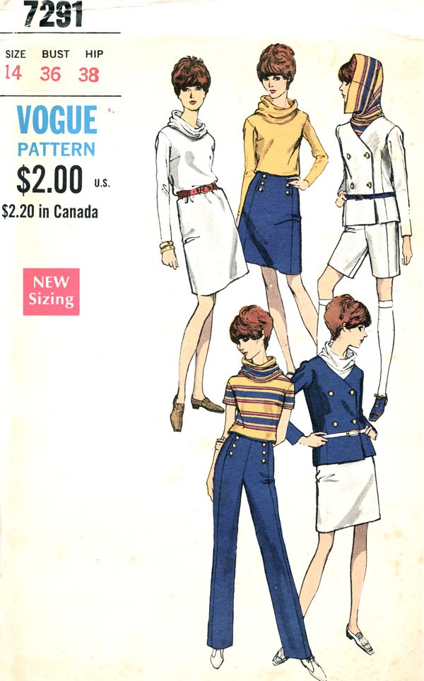 Vogue 7291 | Vintage Sewing Patterns | Fandom
