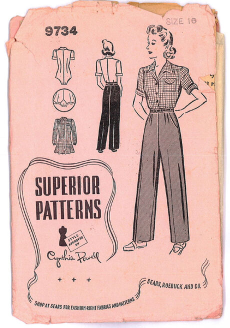 Superior 9734 | Vintage Sewing Patterns | Fandom