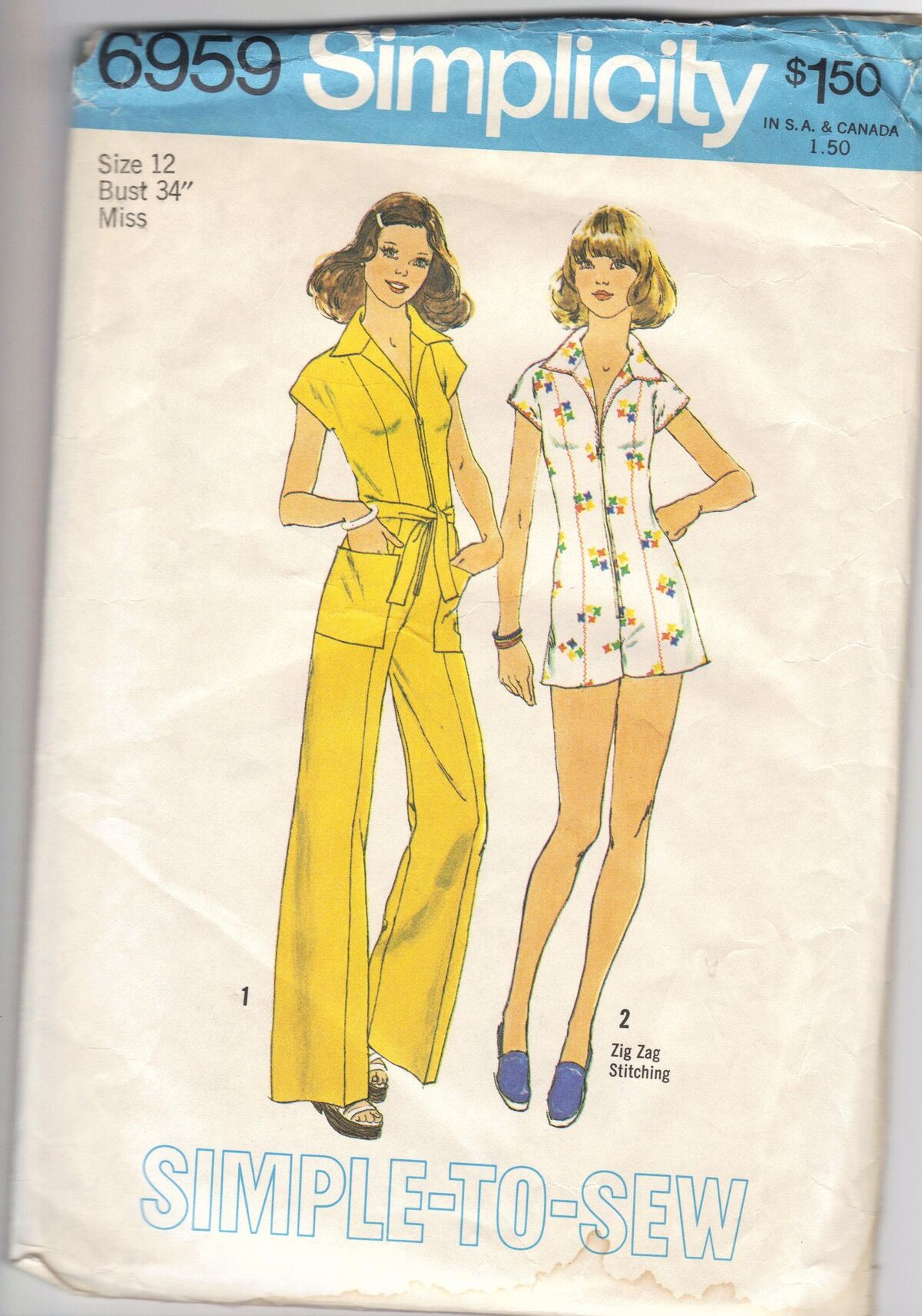 Simplicity 6959 A | Vintage Sewing Patterns | Fandom