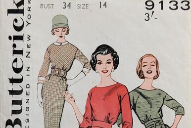 Butterick 6027, Vintage Sewing Patterns