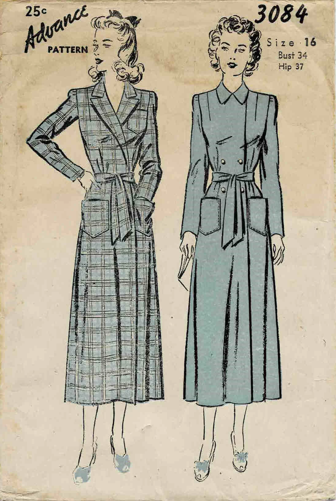 Advance 3084 | Vintage Sewing Patterns | Fandom
