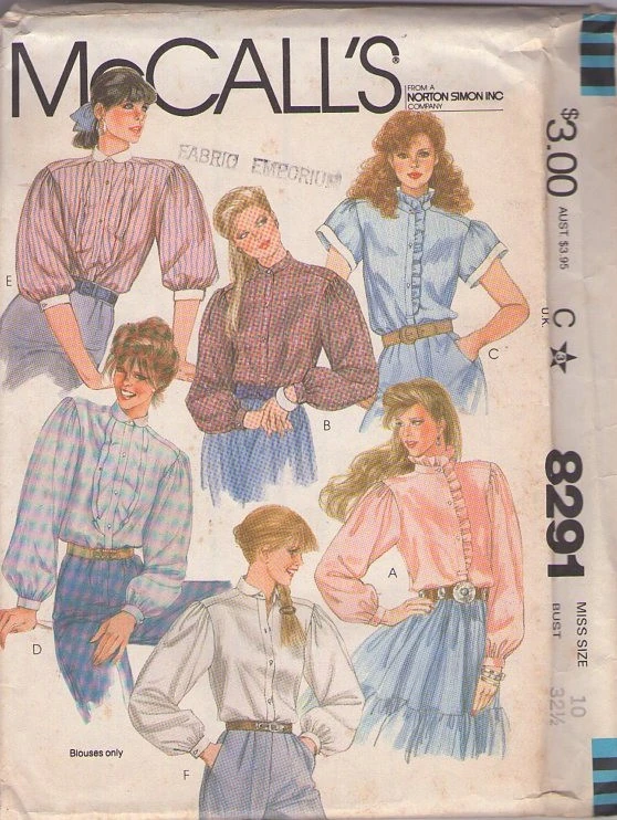 McCall's 8291 A | Vintage Sewing Patterns | Fandom