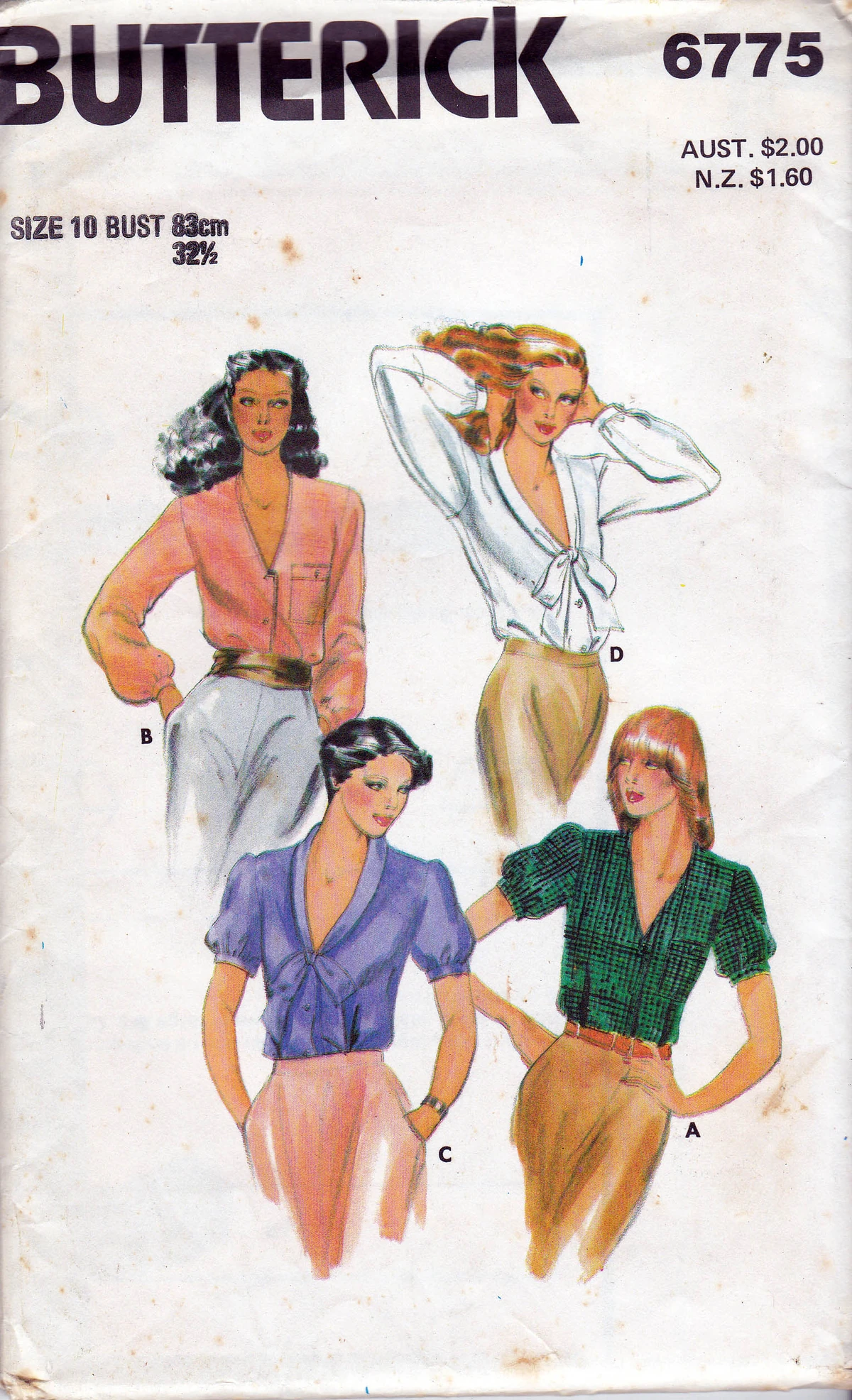 Butterick 6775 B Vintage Sewing Patterns Fandom