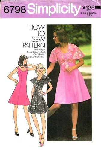 Simplicity 6798 | Vintage Sewing Patterns | Fandom