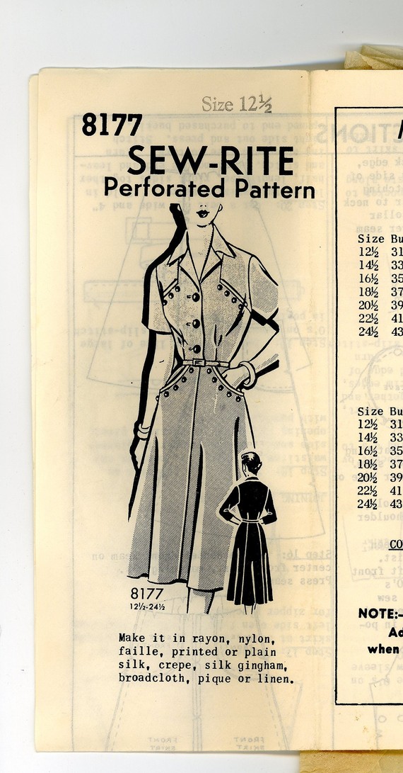 Sew-Rite 8177 | Vintage Sewing Patterns | Fandom