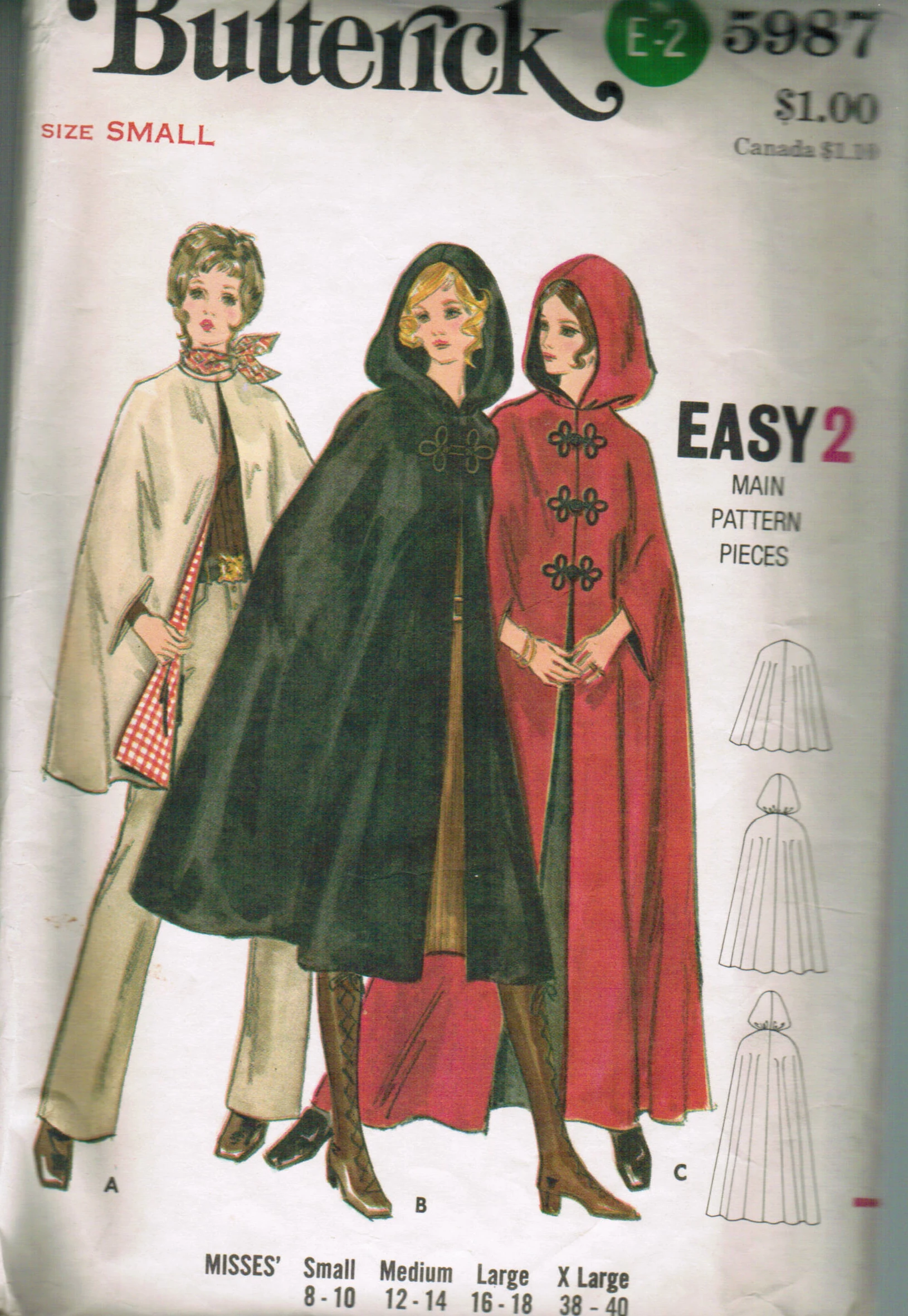 Butterick 5987 | Vintage Sewing Patterns | Fandom