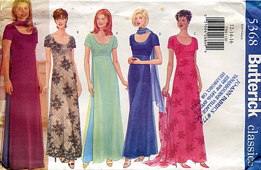 Butterick 5368 D | Vintage Sewing Patterns | Fandom Butterick 5368 D | Vintage Sewing Patterns | Fandom