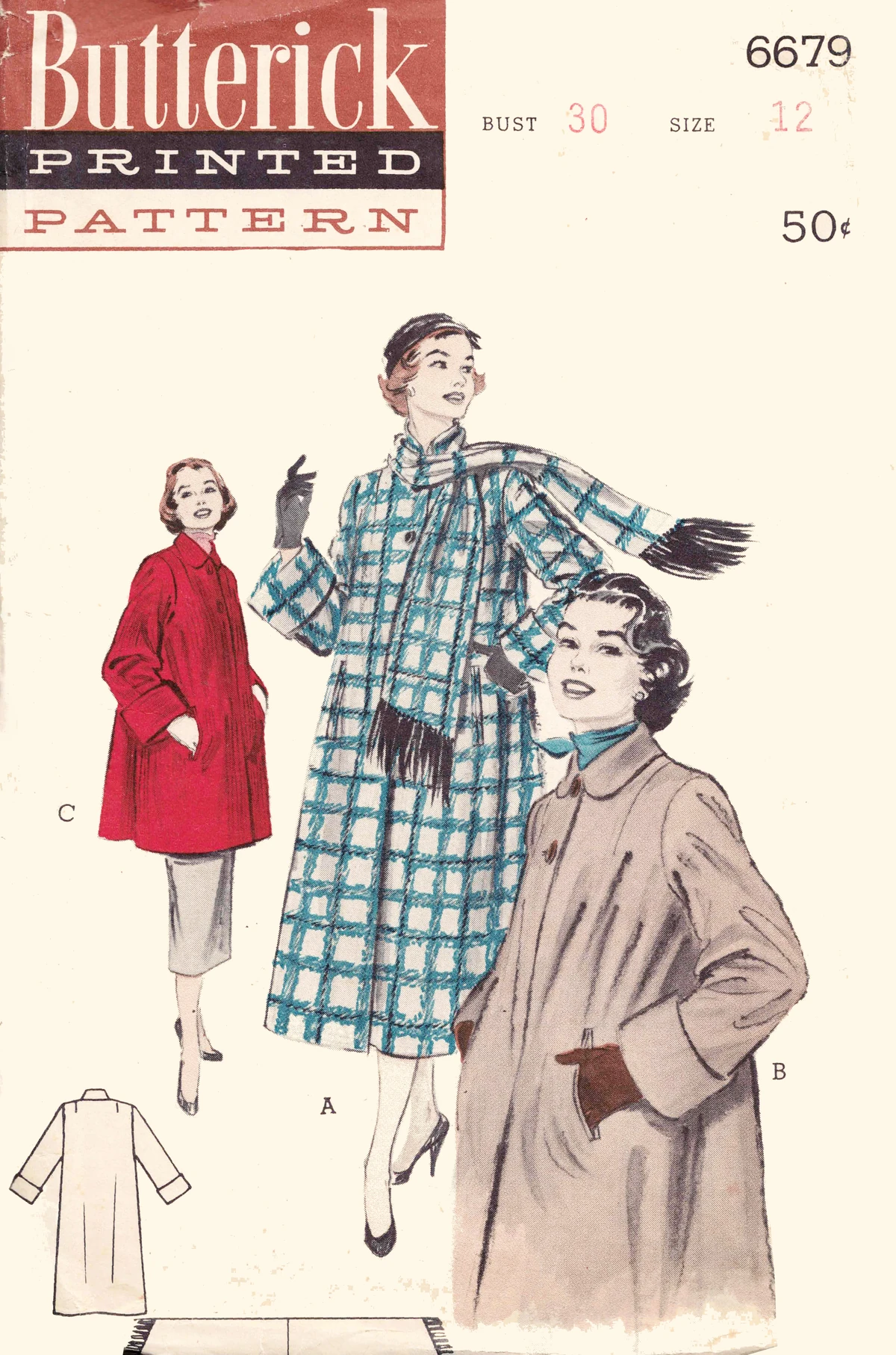 Butterick 6679 C | Vintage Sewing Patterns | Fandom