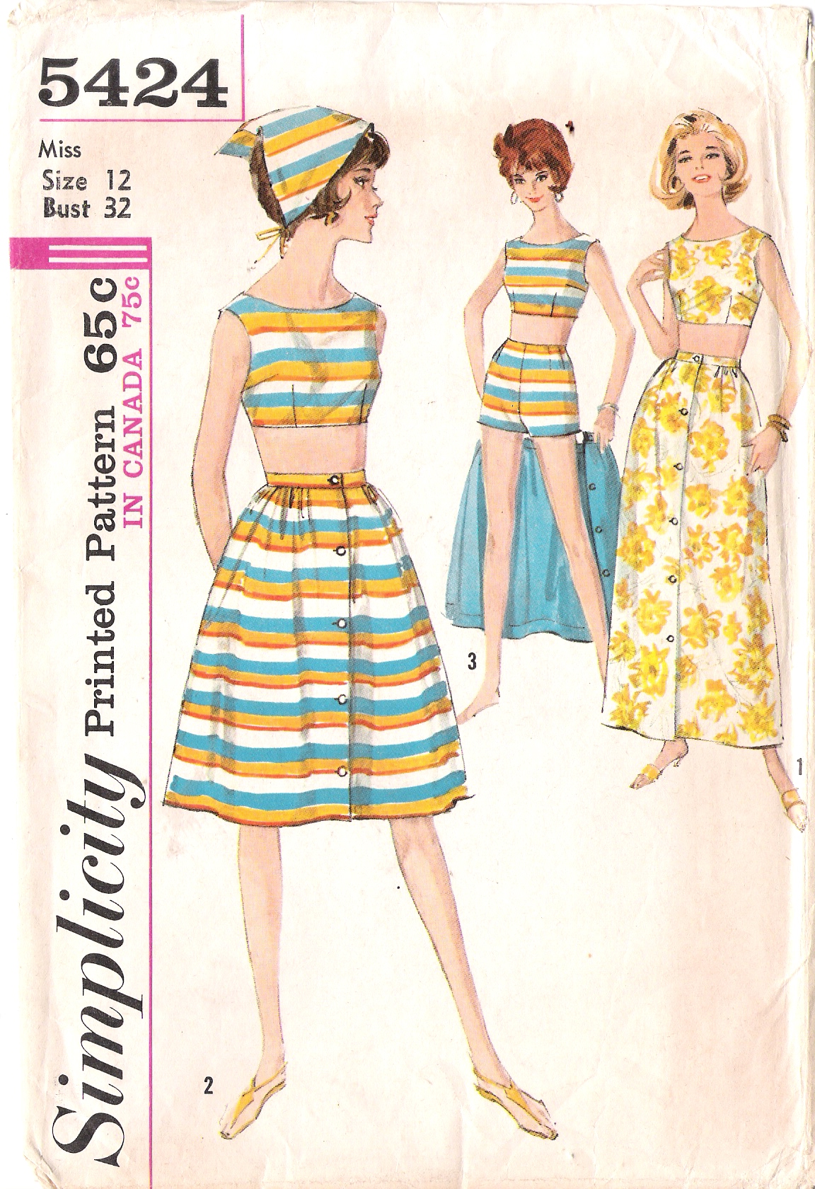 Simplicity 5424 A Vintage Sewing Patterns Fandom