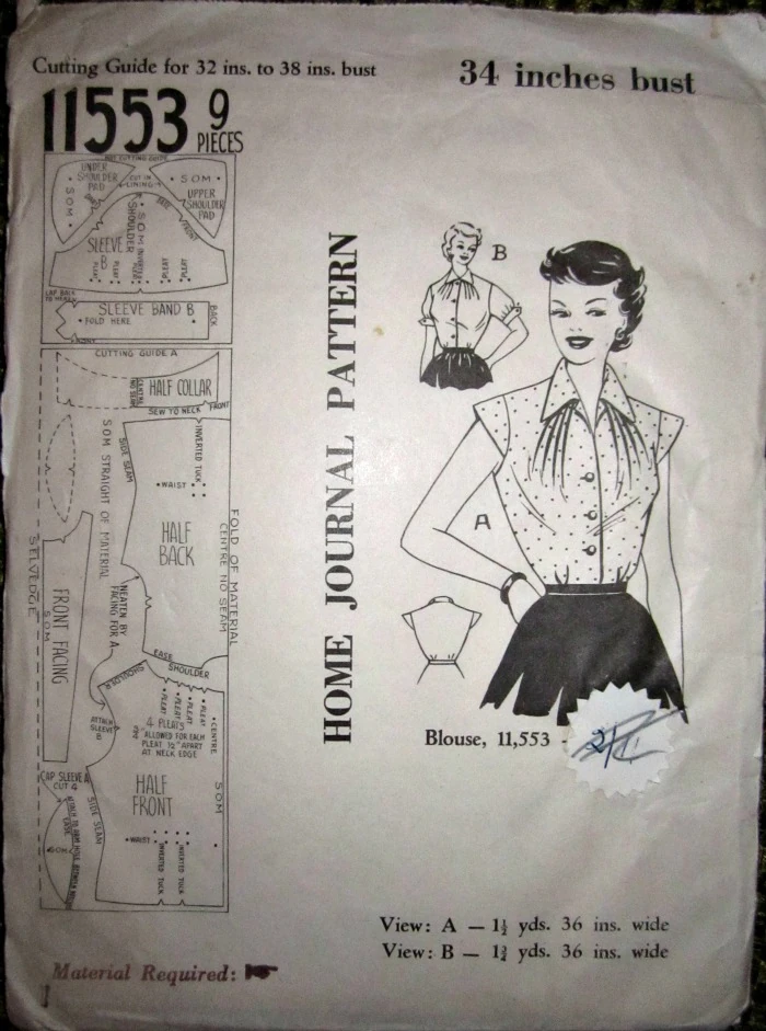 Australian Home Journal 11553 Vintage Sewing Patterns Fandom