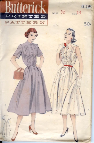 「ガーリック2」ページ Butterick 6108 | Vintage Sewing Patterns | Fandom