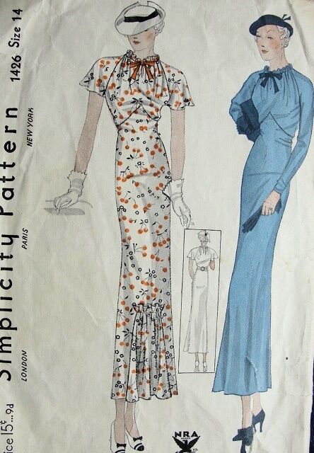 Simplicity 1426, Vintage Sewing Patterns