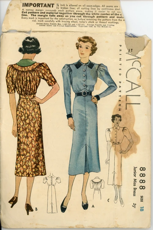 McCall 8888 Junior Miss Dress