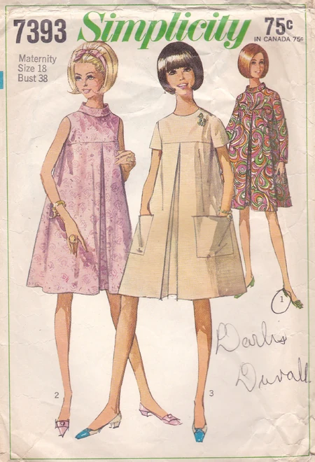 Simplicity 7393 A | Vintage Sewing Patterns | Fandom Simplicity 7393 A | Vintage Sewing Patterns | Fandom
