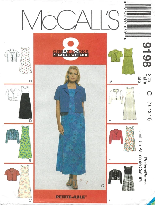 McCall's 9198 A | Vintage Sewing Patterns | Fandom McCall's 9198 A | Vintage Sewing Patterns | Fandom