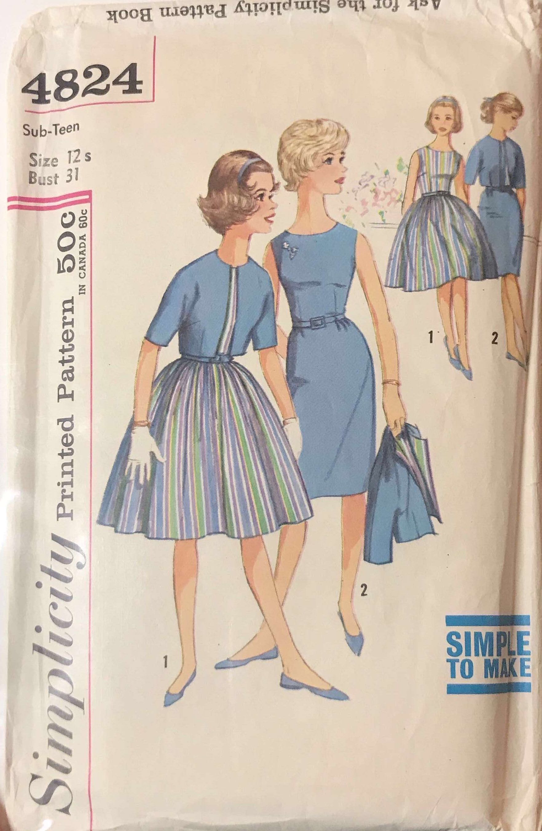 Butterick 5261 A, Vintage Sewing Patterns