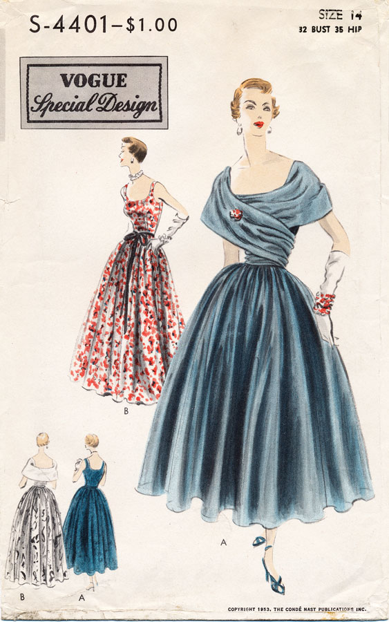 The Blue Gardenia  Vintage Sewing Patterns