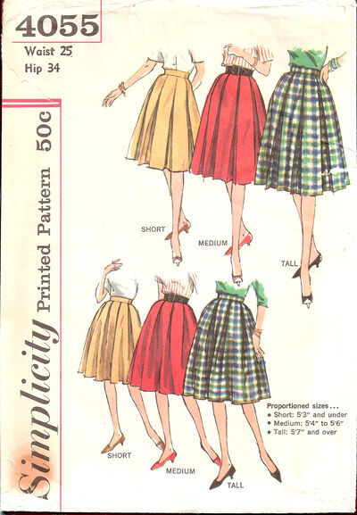 60s Full Skirt with Pleats