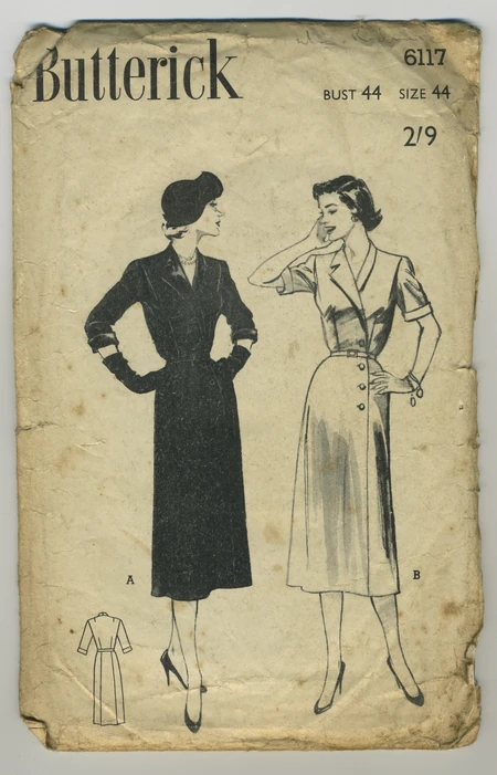 Butterick 6117, UK issue.