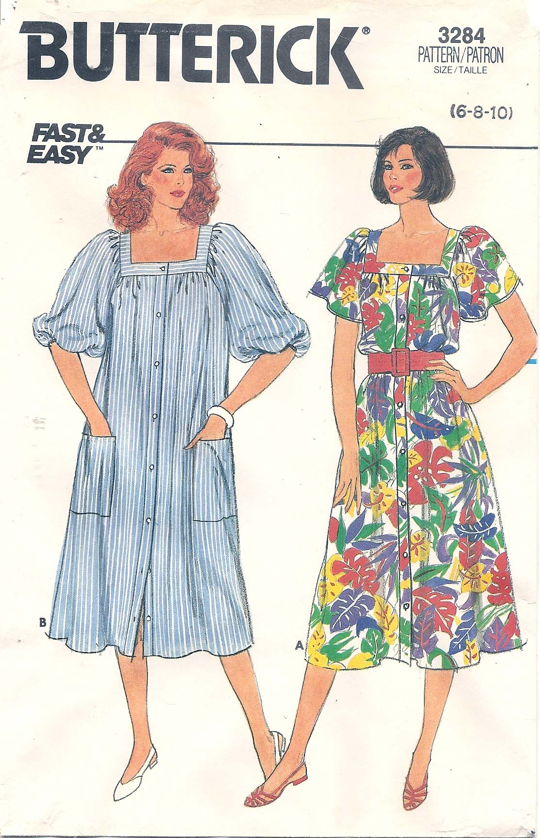 Butterick 3284 A | Vintage Sewing Patterns | Fandom
