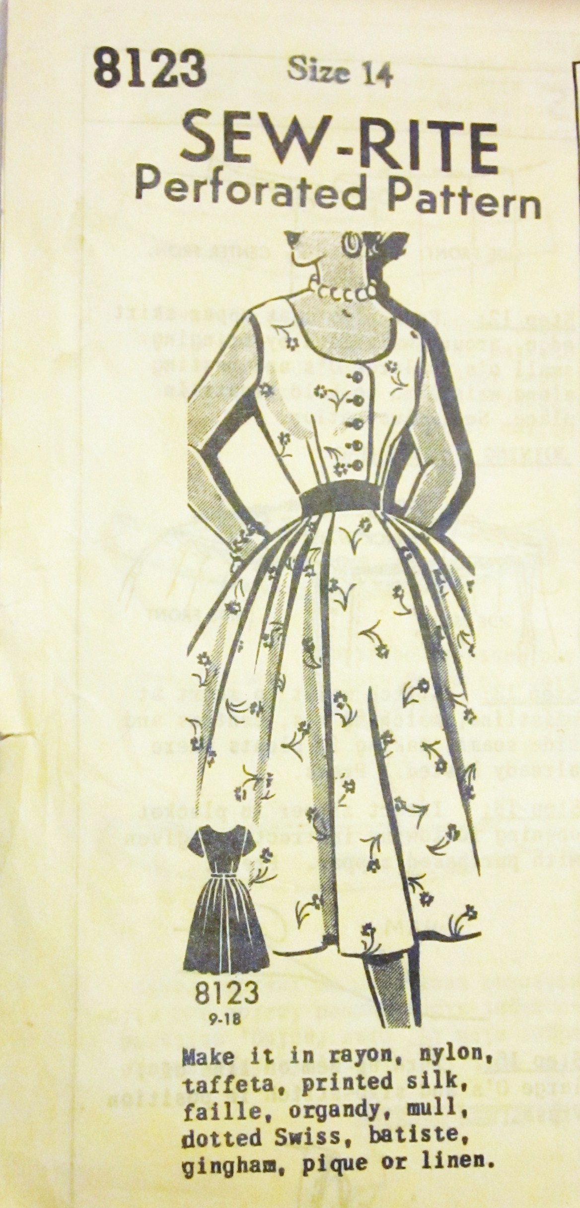 Sew-Rite 8123 | Vintage Sewing Patterns | Fandom