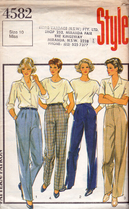 Pack of 2 Front-stitch Trousers - Trousers 