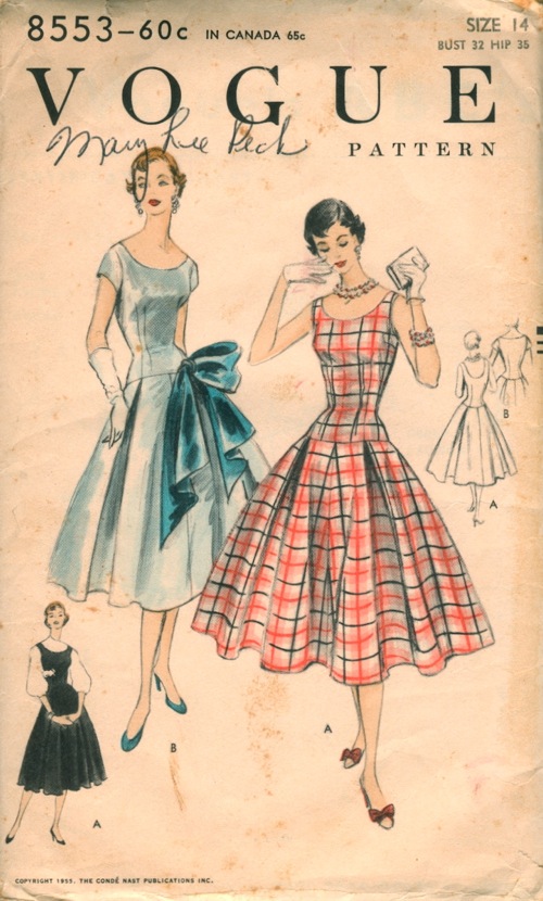 Vogue 8553 | Vintage Sewing Patterns | Fandom